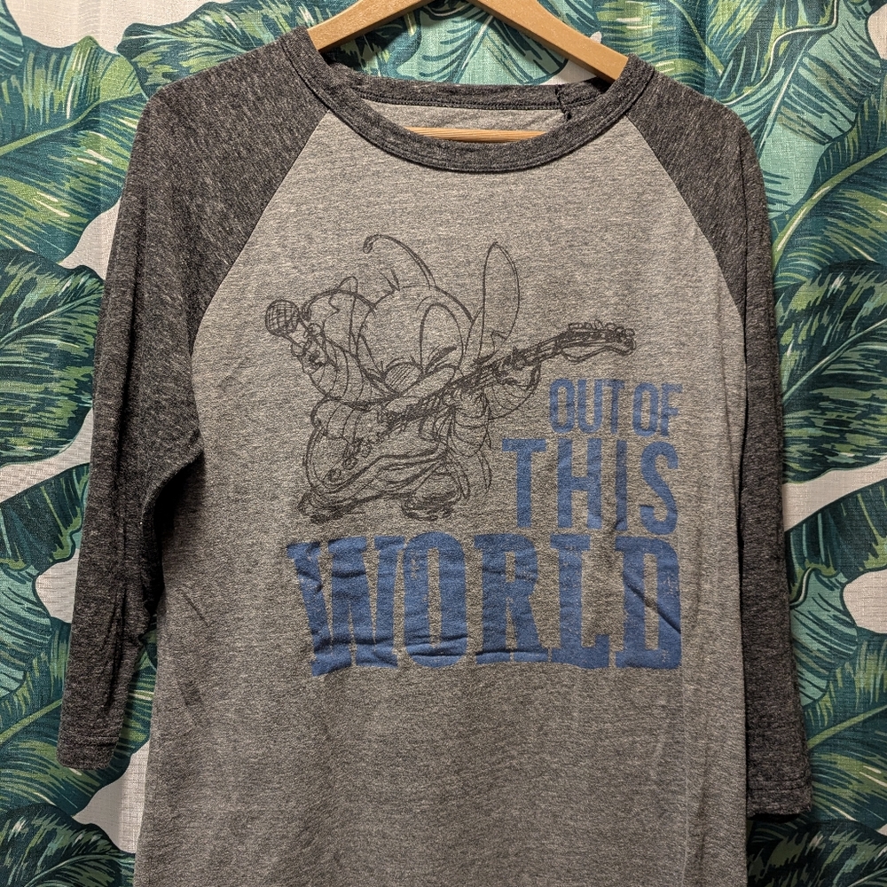 Disney Stitch Vintage Style 3/4 Sleeve Shirt